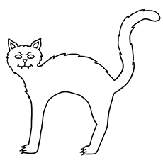Top free printable halloween cat coloring pages online