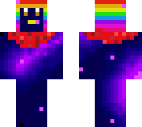 Rainbow scarf minecraft skins