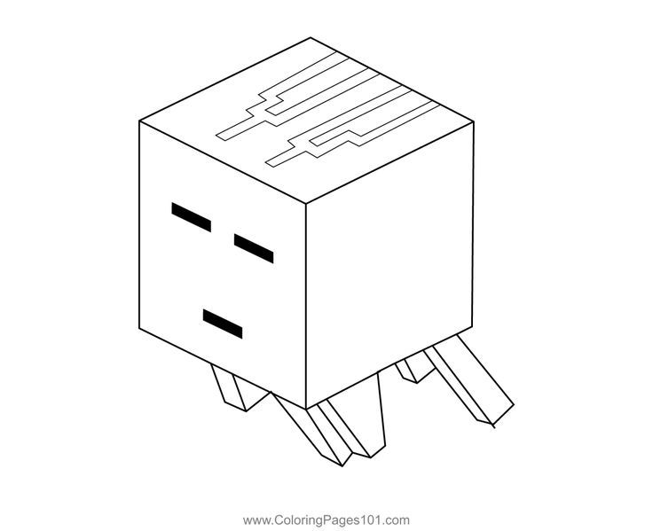 Ghast minecraft coloring page minecraft coloring pages minecraft coloring pages