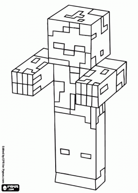 Minecraft coloring pages minecraft ausmalbilder minecraft zombie minecraft