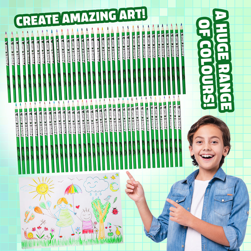 Minecraft colouring pencils set for kids pencils colouring box cree