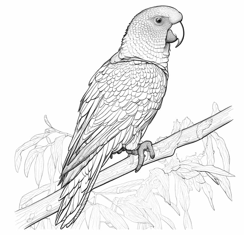 Bird coloring pages