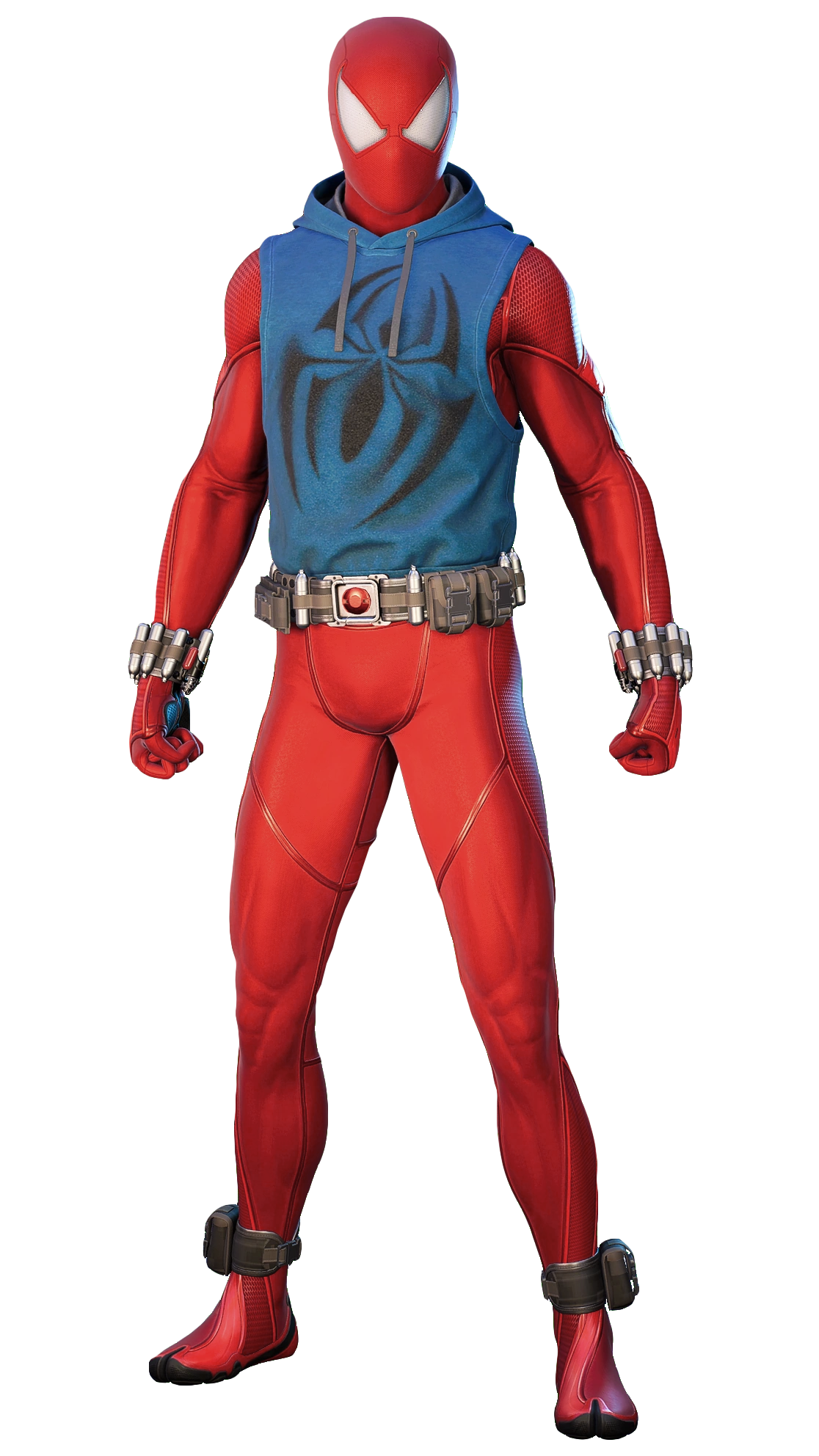 Scarlet spider suit marvels spider