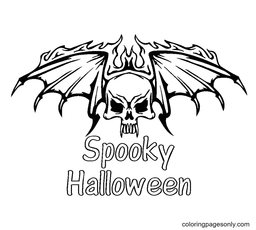 Halloween bats coloring pages printable for free download