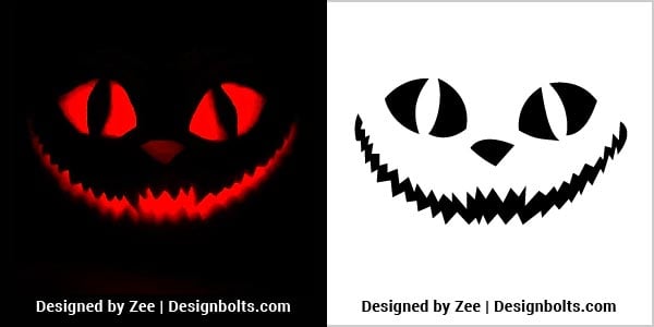 Free easy halloween pumpkin carving stencils templates ideas for kids