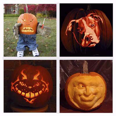 Inspirational pumpkin carvings