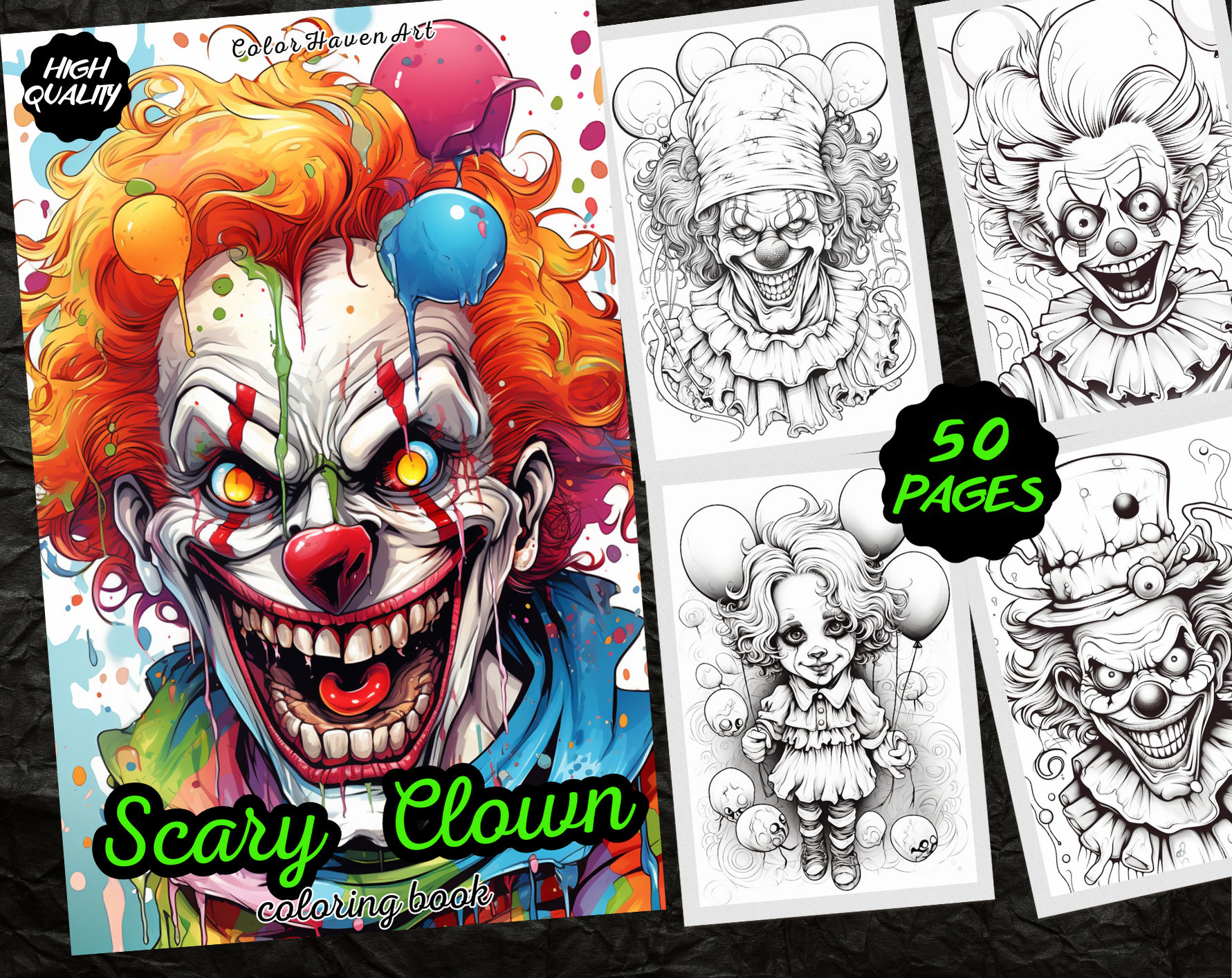 Scary clown free gift coloring pages circus coloring sheets circus pictures to color clown coloring pages printable circus