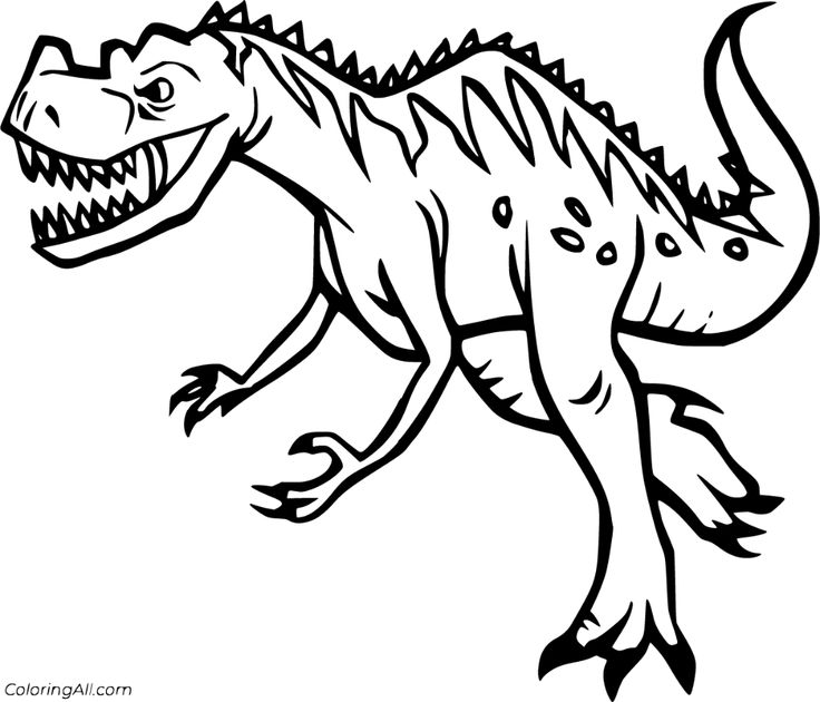 Roaring fun download free giganotosaurus coloring pages