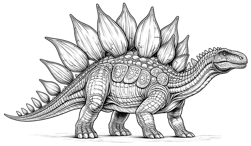 Dinosaur coloring pages