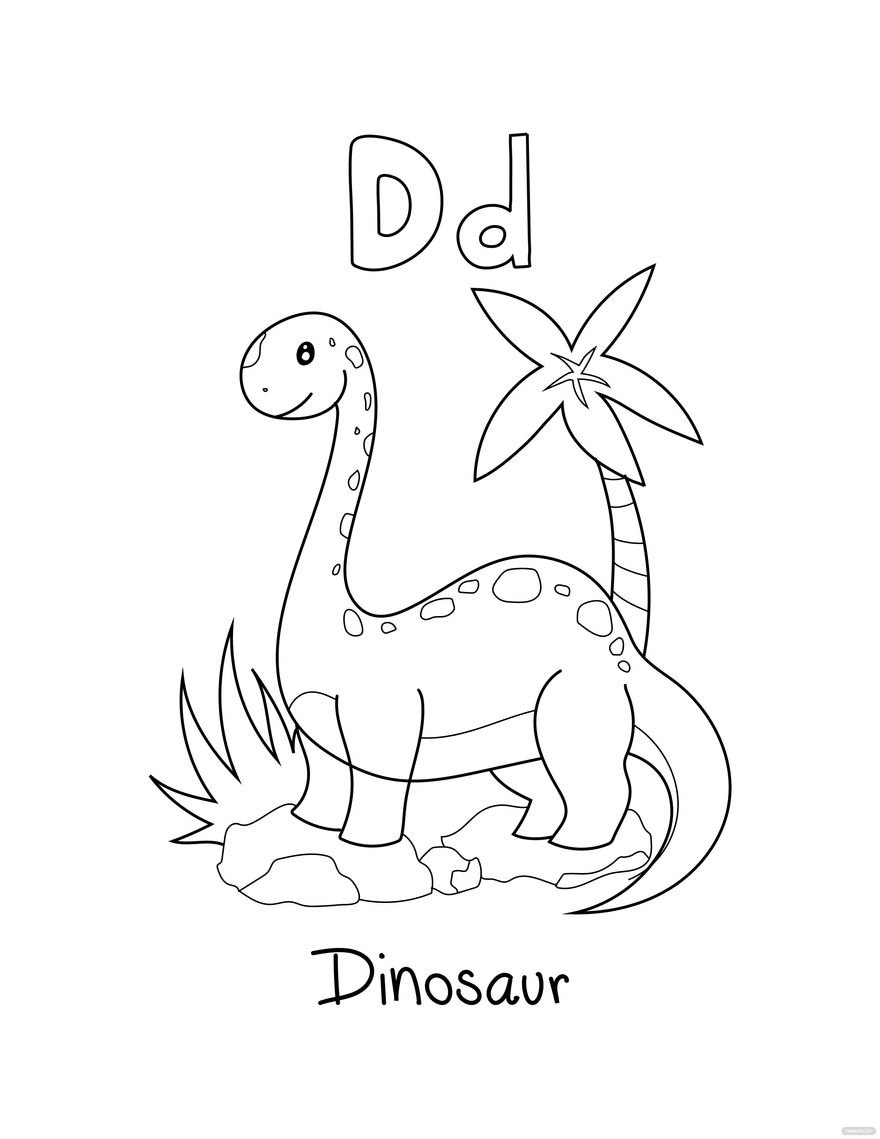 Free scary dinosaur coloring page