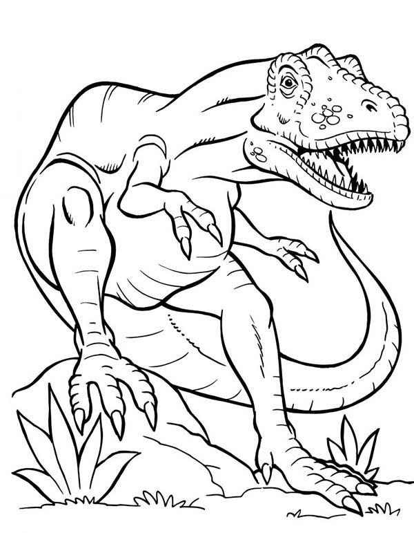 Terrifying dinosaurus t rex coloring page color luna dinosaur coloring pages animal coloring pages coloring pages