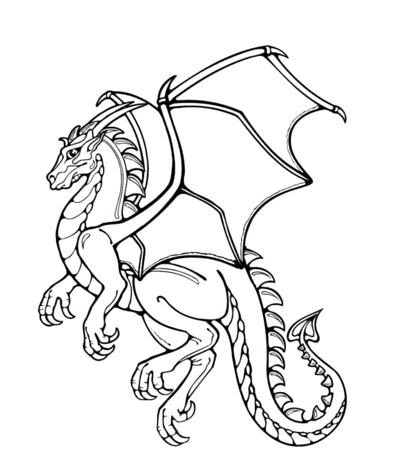 Dragon coloring pages