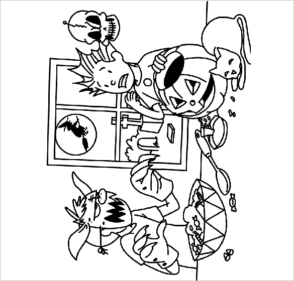 Halloween coloring pages