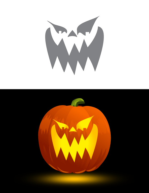 Printable scary jack