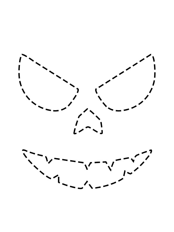 Scary pumpkin carving patterns