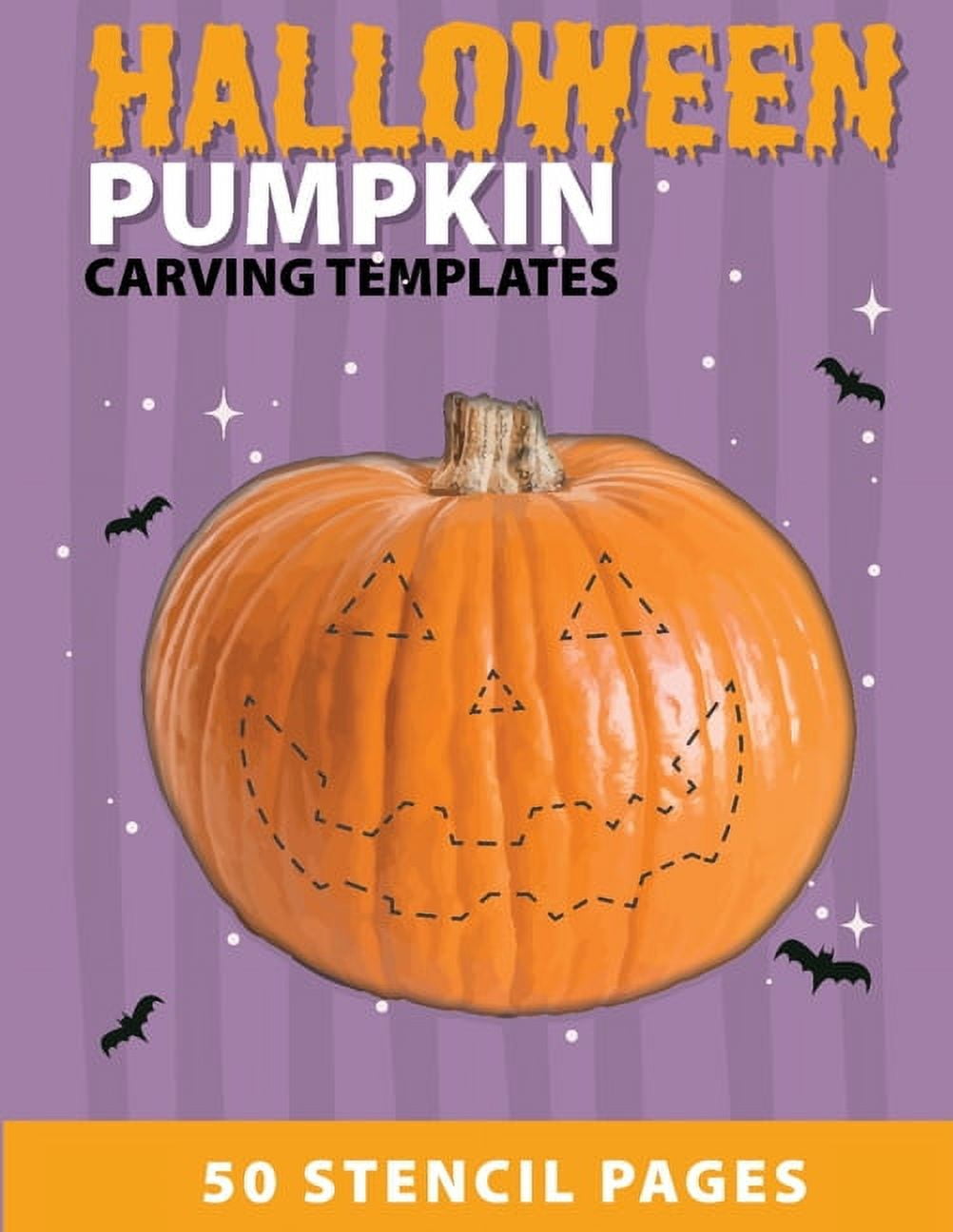 Halloween pumpkin carving templates stencil pages kids pumpkin stencils and carving book full with funny and scary pumpkin faces patterns templates for painting and pumpkin crafts paperback