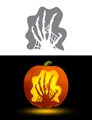 Free printable scary pumpkin stencils