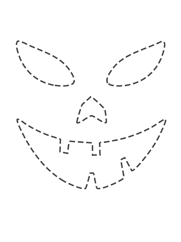 Scary pumpkin carving patterns