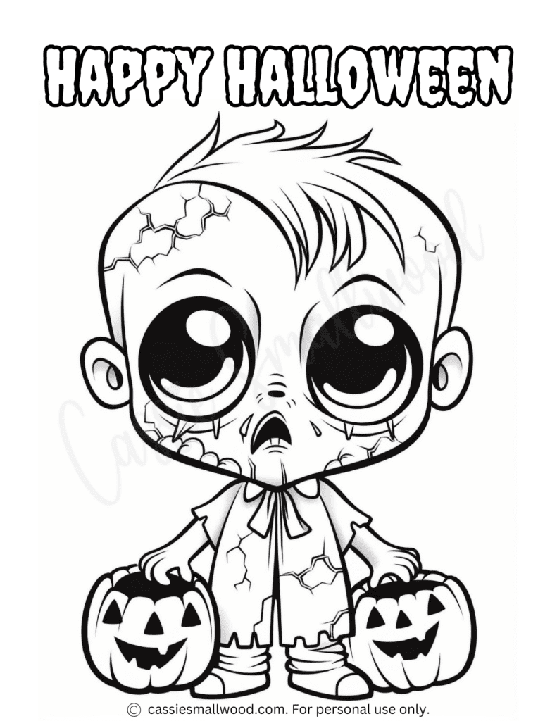 Awesome halloween coloring pages