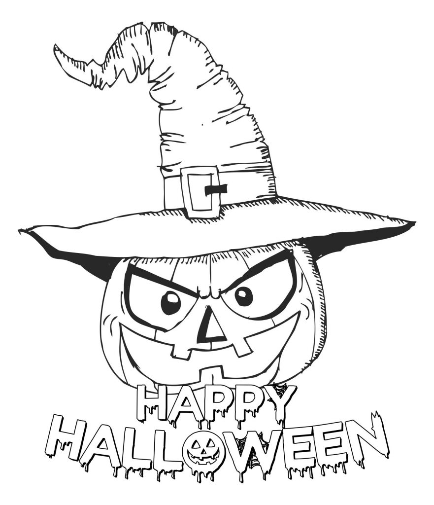 Free halloween coloring pages