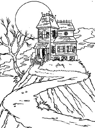 Halloween coloring page