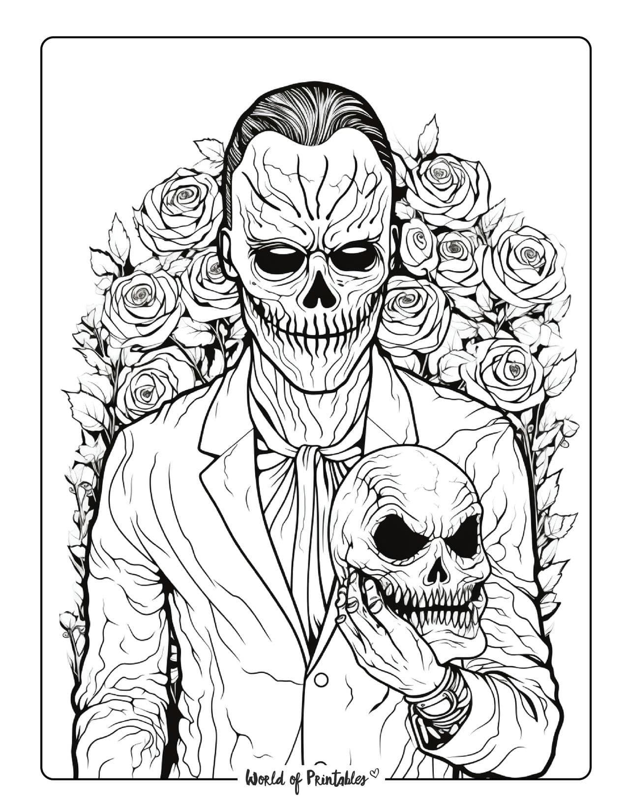 Horror coloring pages for adults monster coloring pages coloring pages pumpkin coloring pages