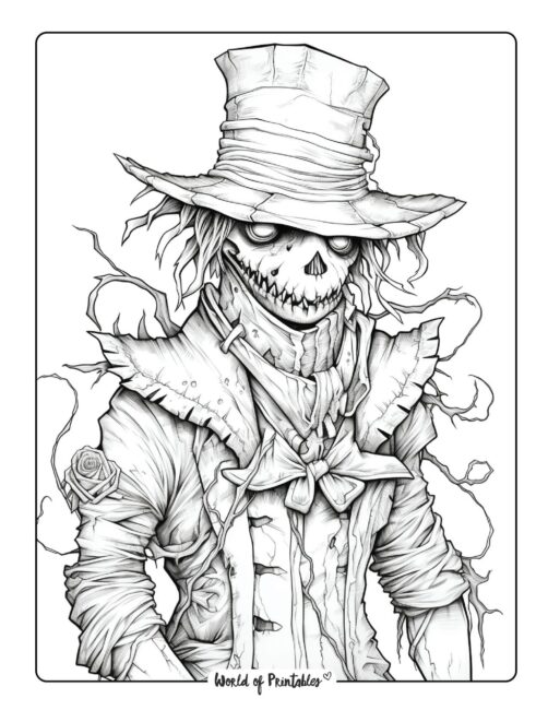 Horror coloring pages