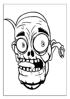 Color your fears the ultimate scary coloring pages collection pages