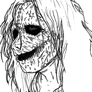 Horror coloring pages printable for free download
