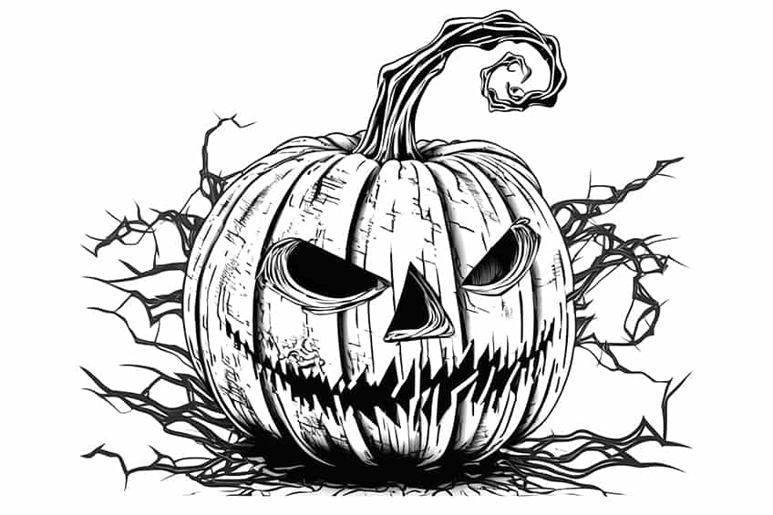 Pumpkin coloring pages