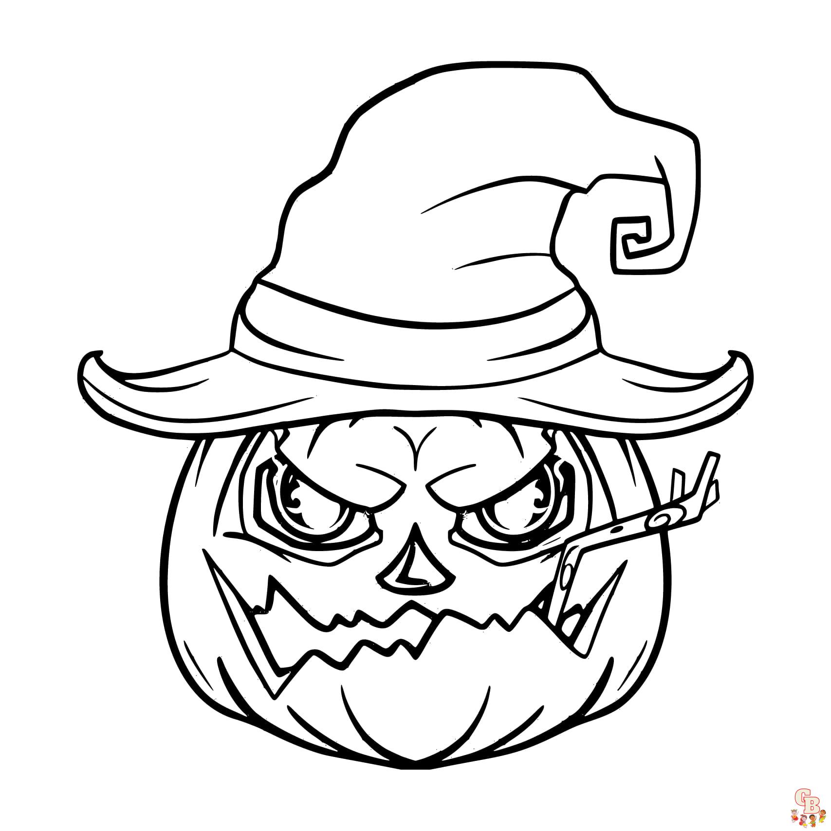 Halloween coloring pages to print for kids