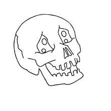 Skull coloring pages