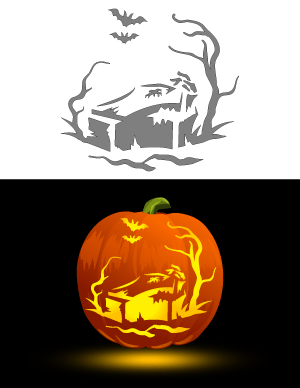 Free printable scary pumpkin stencils