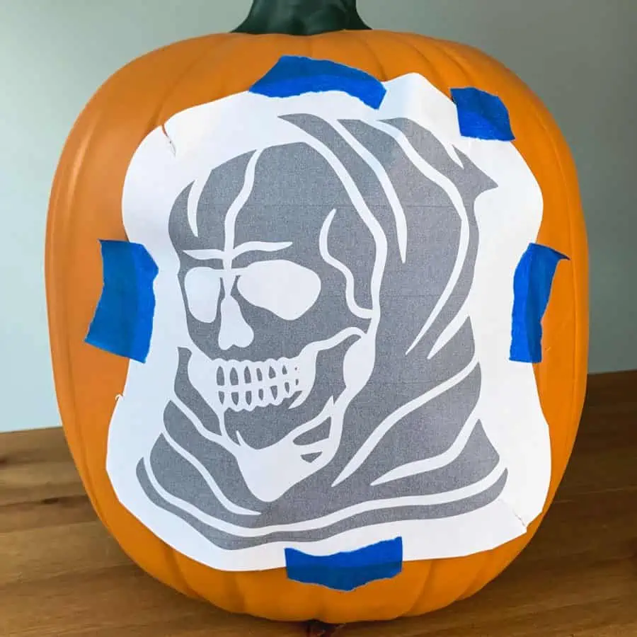 Free skull pumpkin carving patterns stencils