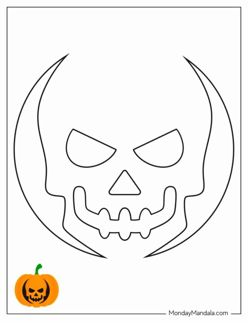 Pumpkin carving stencils free pdf printables