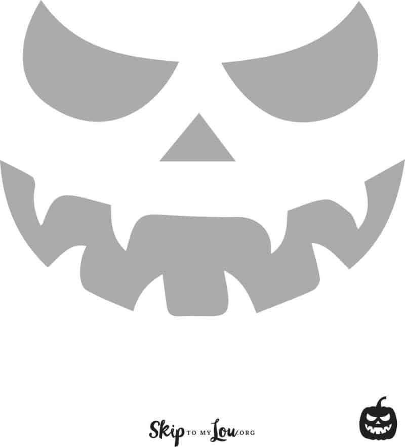 Cool free printable pumpkin carving stencils