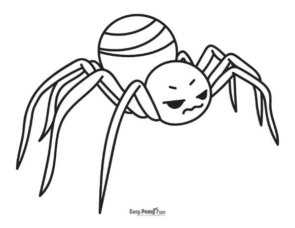 Printable spider coloring pages â sheets