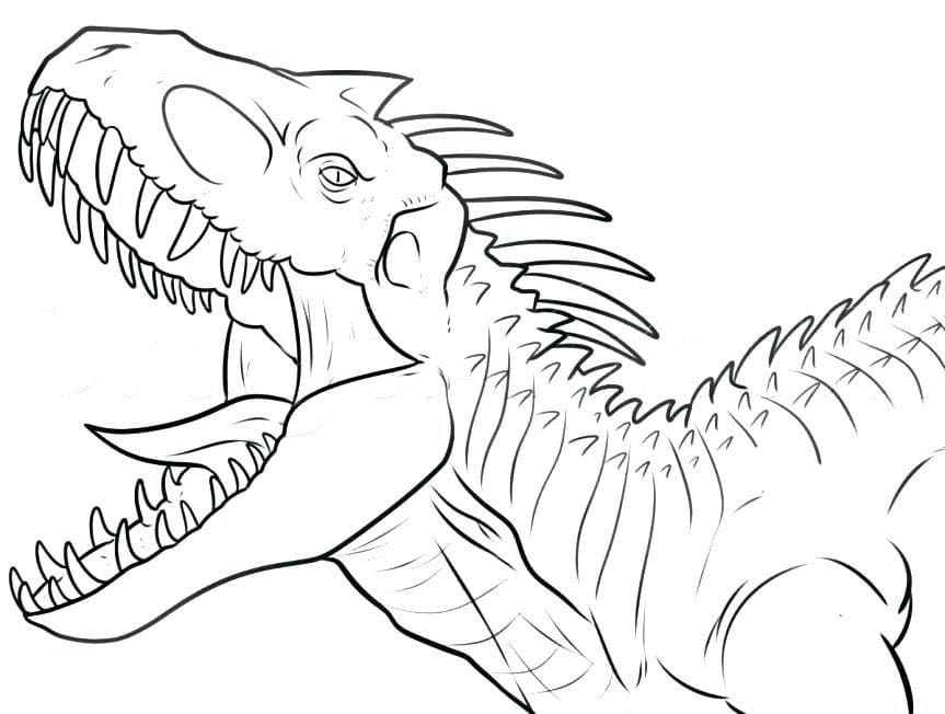 Tyrannosaurus coloring pages â free coloring pages