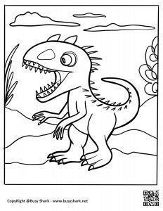 Indominus rex coloring page free printable