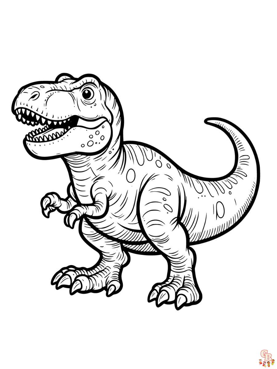 Explore the prehistoric world with free dinosaur coloring pages