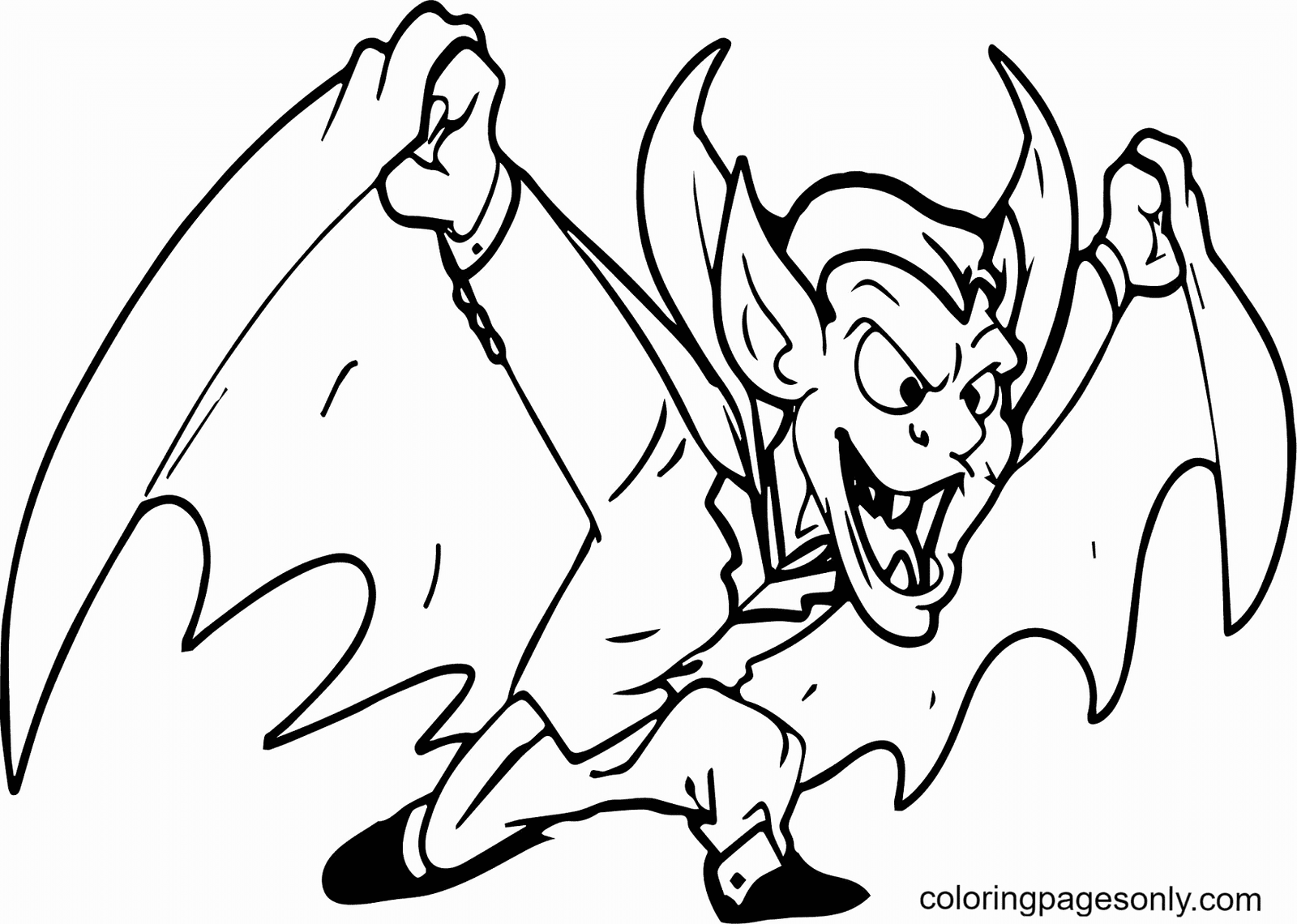 Vampire coloring pages printable for free download