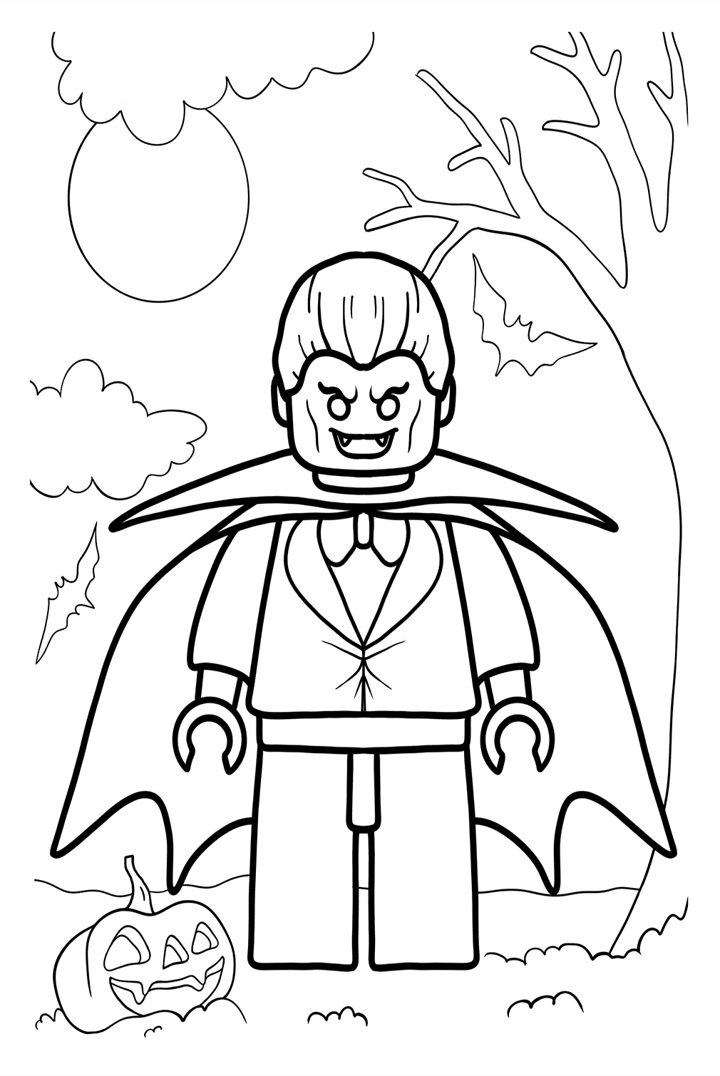 Vampire coloring pages