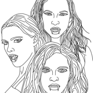 Vampire coloring pages printable for free download