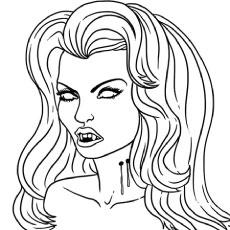 Top free printable vampire coloring pages online