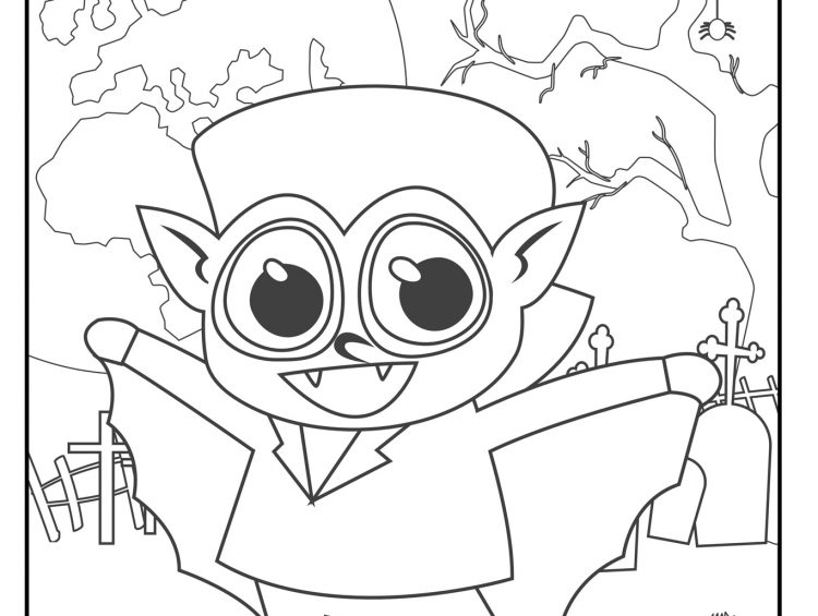 Halloween coloring pages for toddlers printable scary easy print online