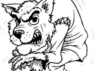 Best werewolves coloring pages for kids