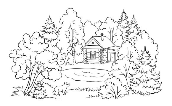 Landscape coloring book images â browse photos vectors and video