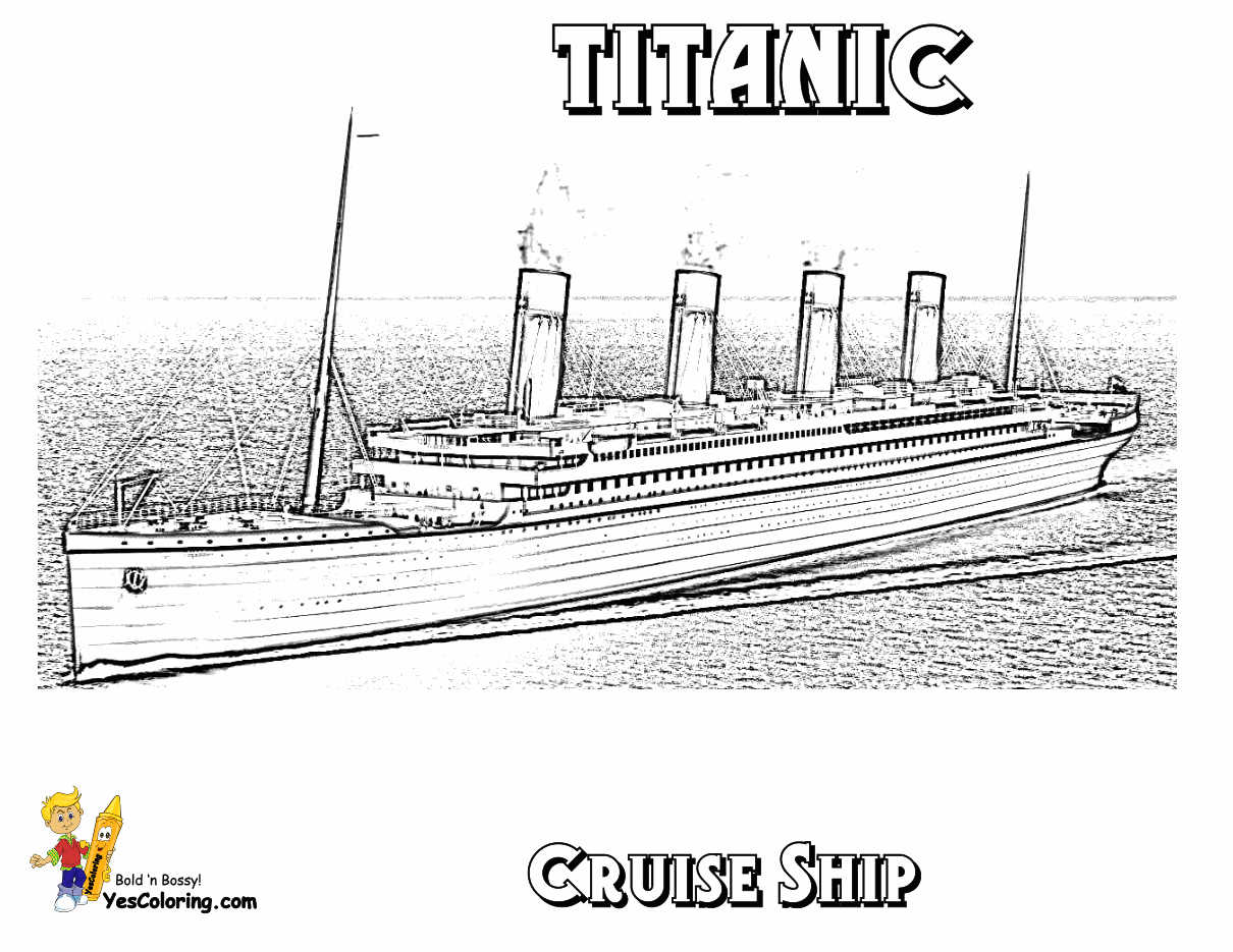 Swanky coloring page cruise ships free titanic queen elizabeth titanic schiff schiff zeichnen ausmalbuch