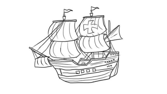 How to draw a ship with pictures