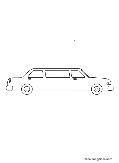 Limousine coloring place